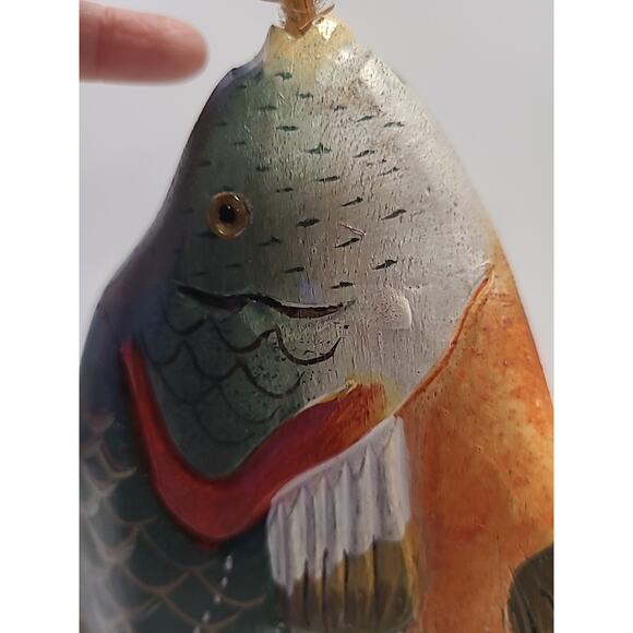 Wooden Fish Wall Hanging Decor *Small Flaw* - Picture 6 of 11